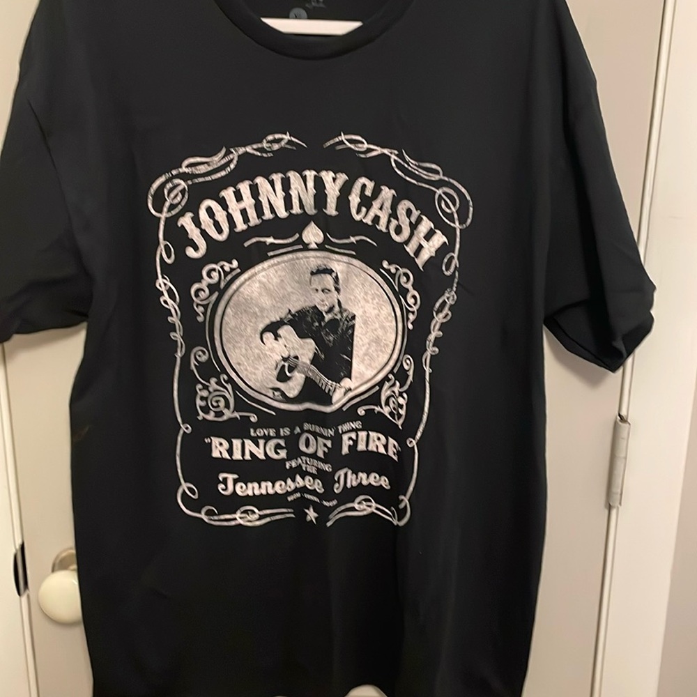 NWOT. Johnny Cash unisex shirt